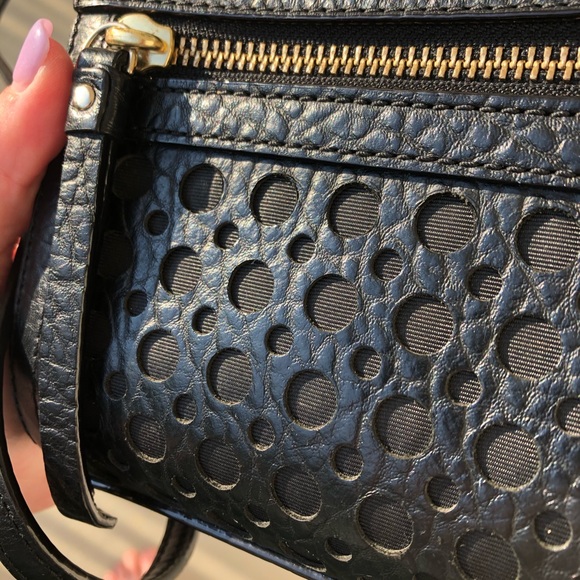 Kate Spade Black Pebbled Leather Crossbody - Picture 2 of 5